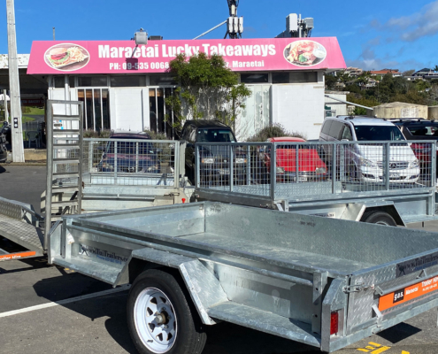 Trailers for rent at Gas Maraetai
